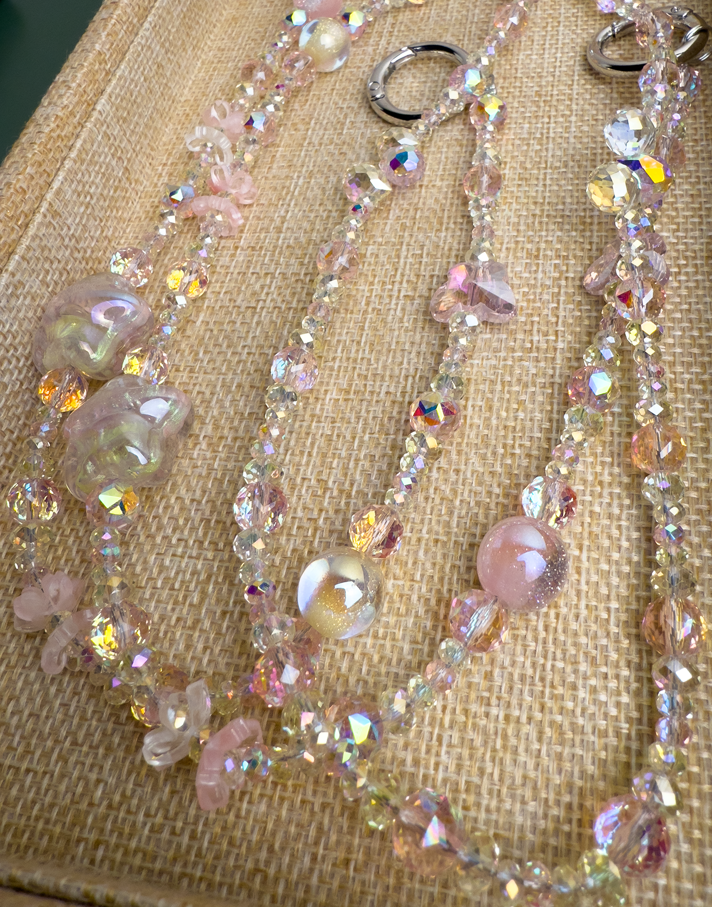 Crossbody Chains - Pastel Pink Star