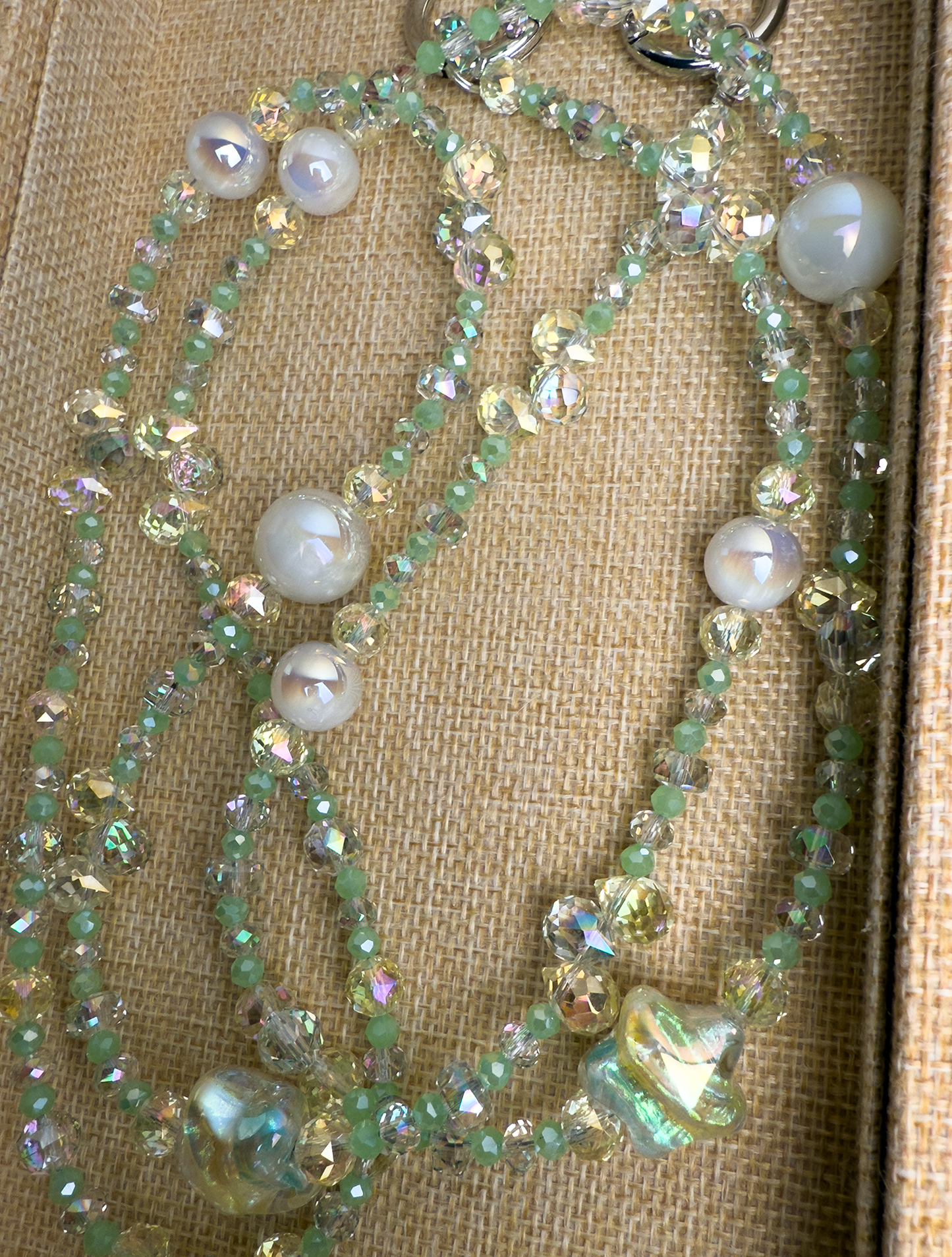 Crossbody Chains - Pastel Green Star