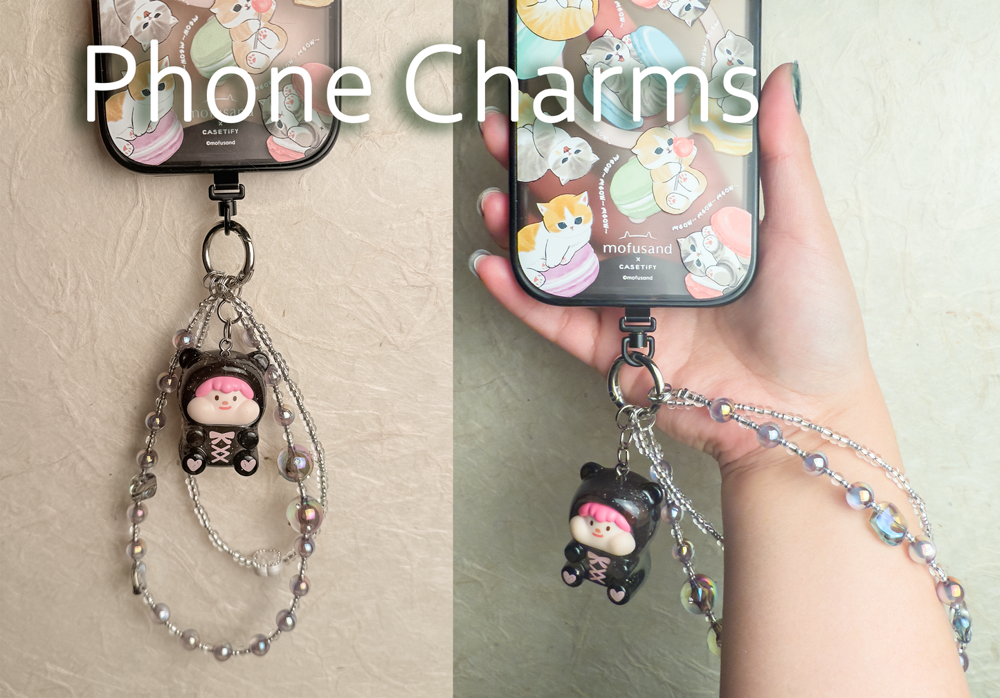 Tangtang "fuzzy ducky" phone charm