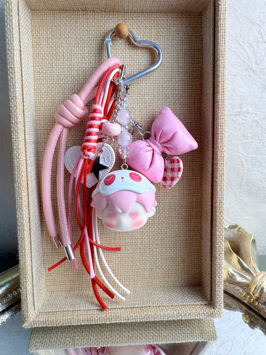 Pink panda PEDUDU Bag charm