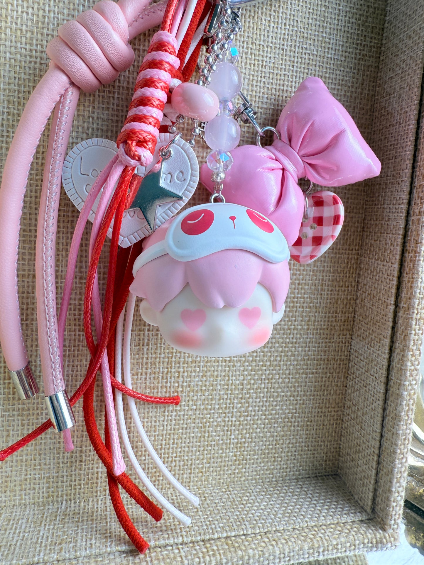 Pink panda PEDUDU Bag charm