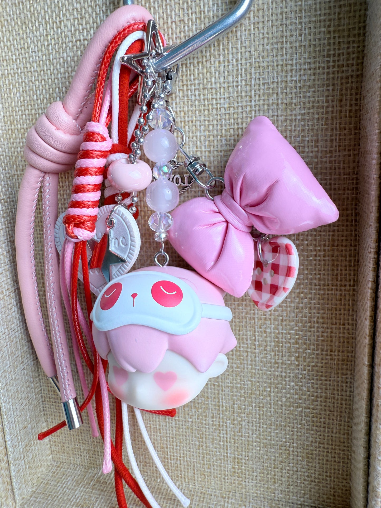 Pink panda PEDUDU Bag charm