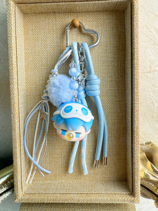 Blue panda PEDUDU Bag charm