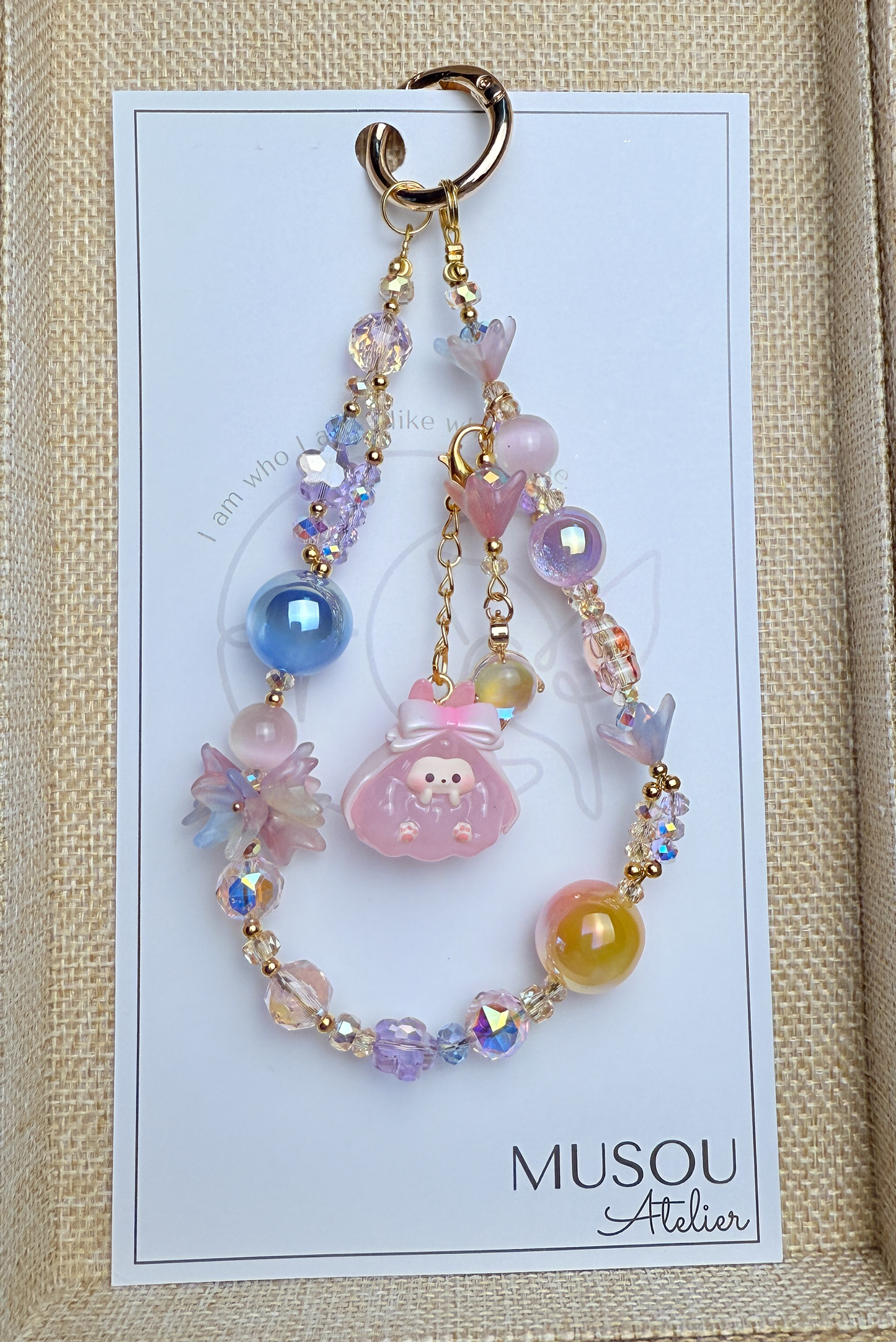 Suplay Kiki (Pink Bow) Phone Charm