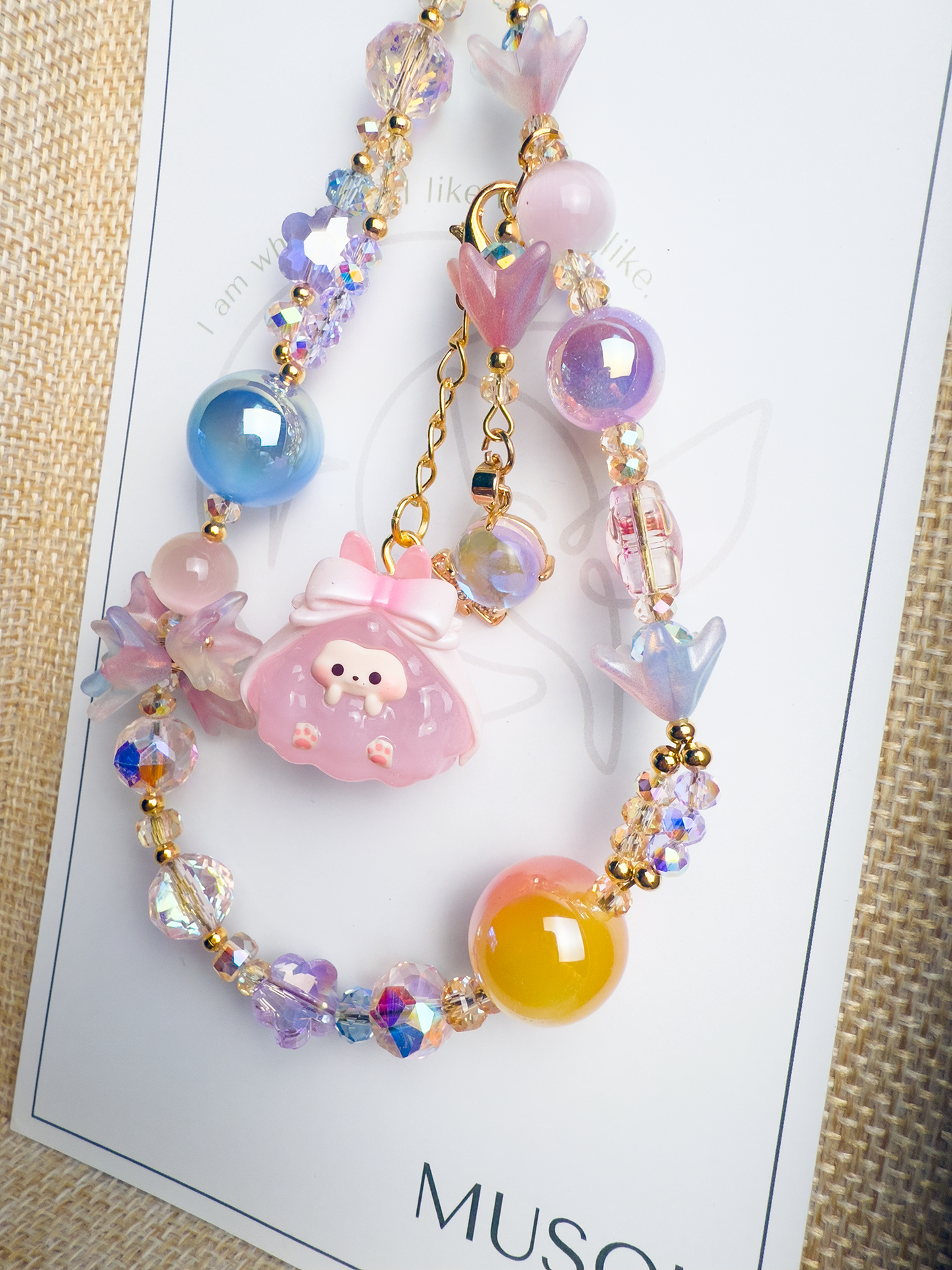 Suplay Kiki (Pink Bow) Phone Charm