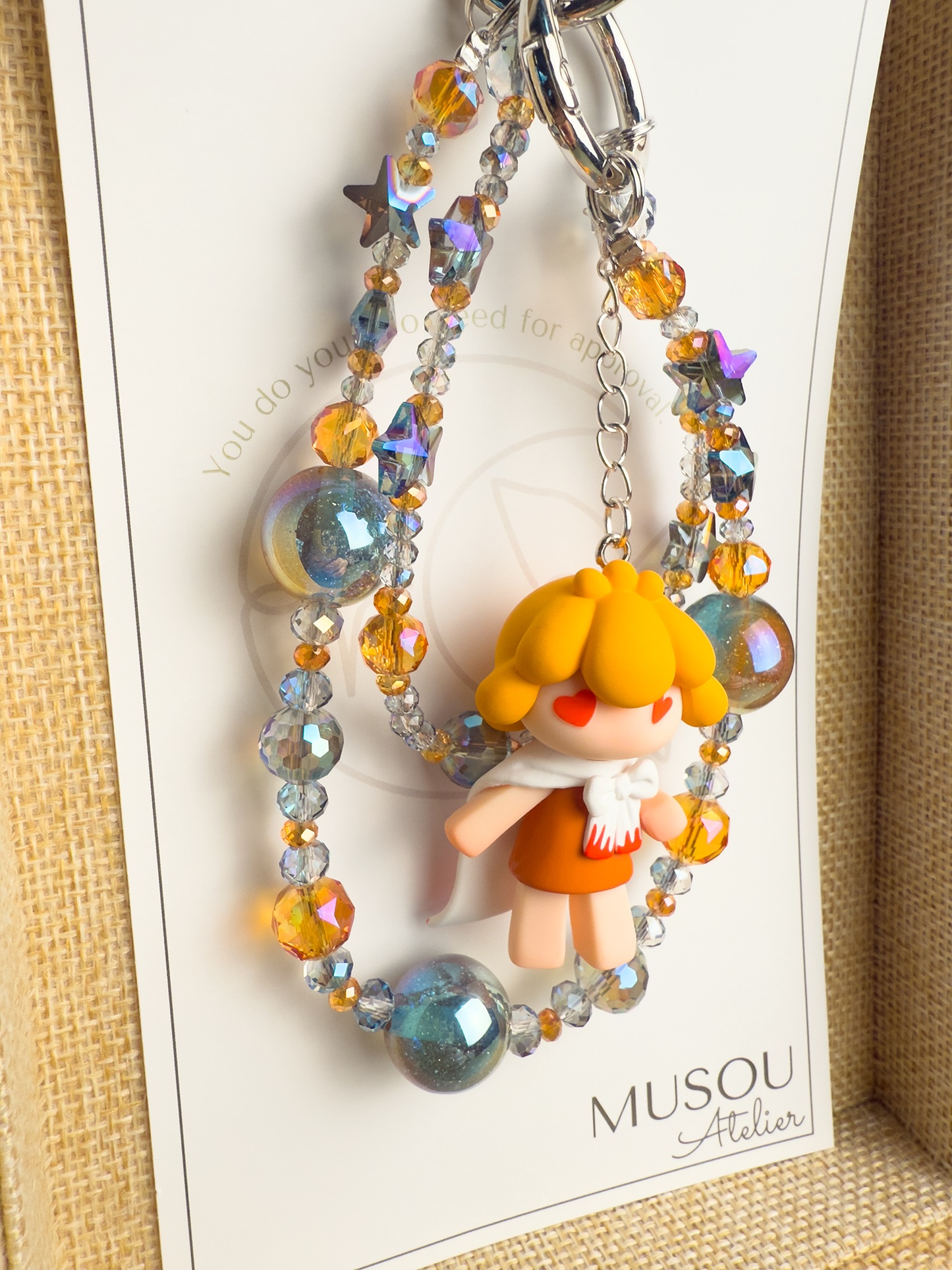 Soly MBTI (ENFP) x Orange Phone Charm