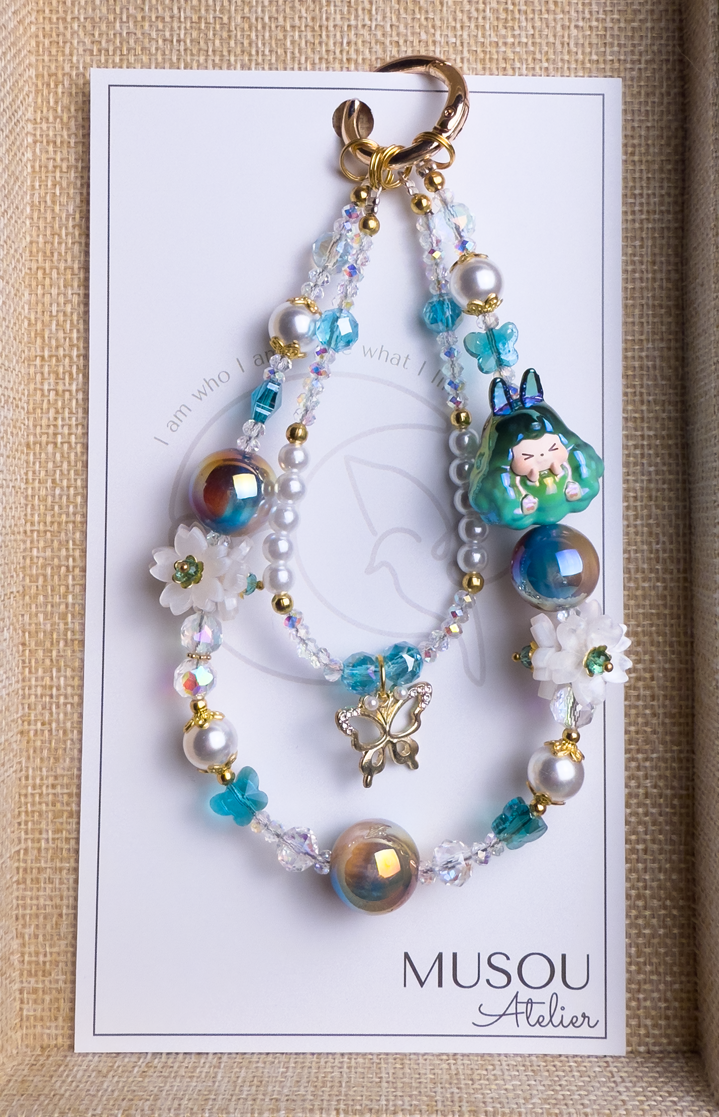 Suplay Kiki Phantom (Turqoise) Phone Charm