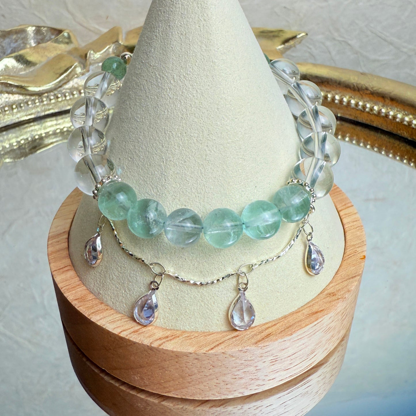 [KiraKira] Siren - Fluorite, white quartz