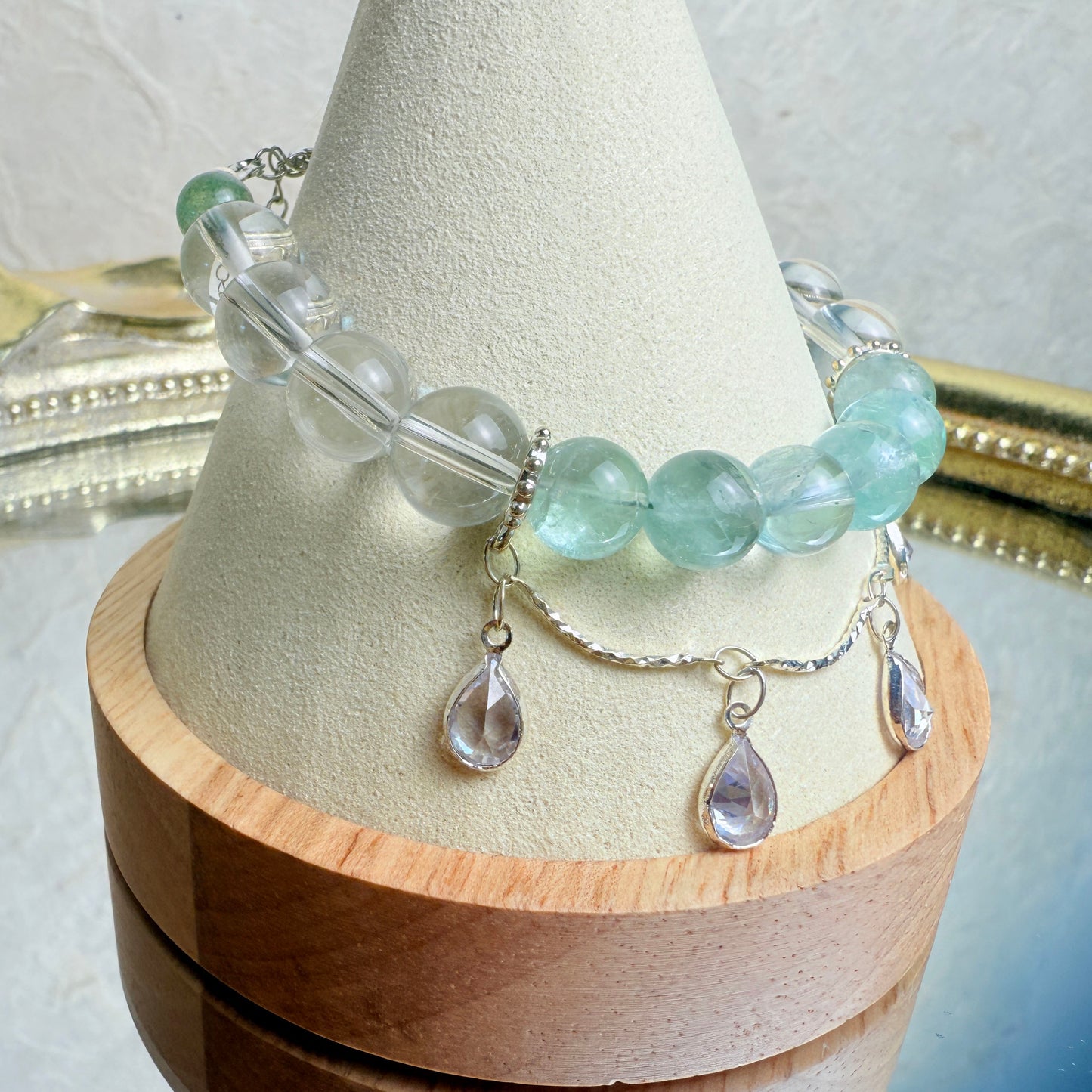 [KiraKira] Siren - Fluorite, white quartz