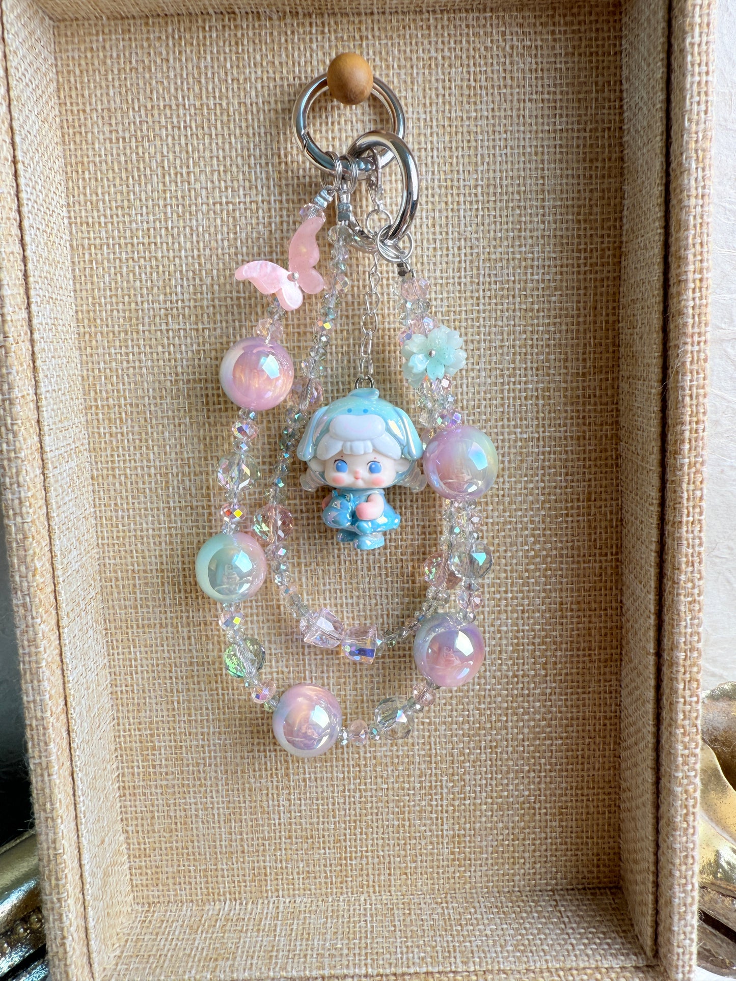 Tangtang Blue Hippo Phone Charm