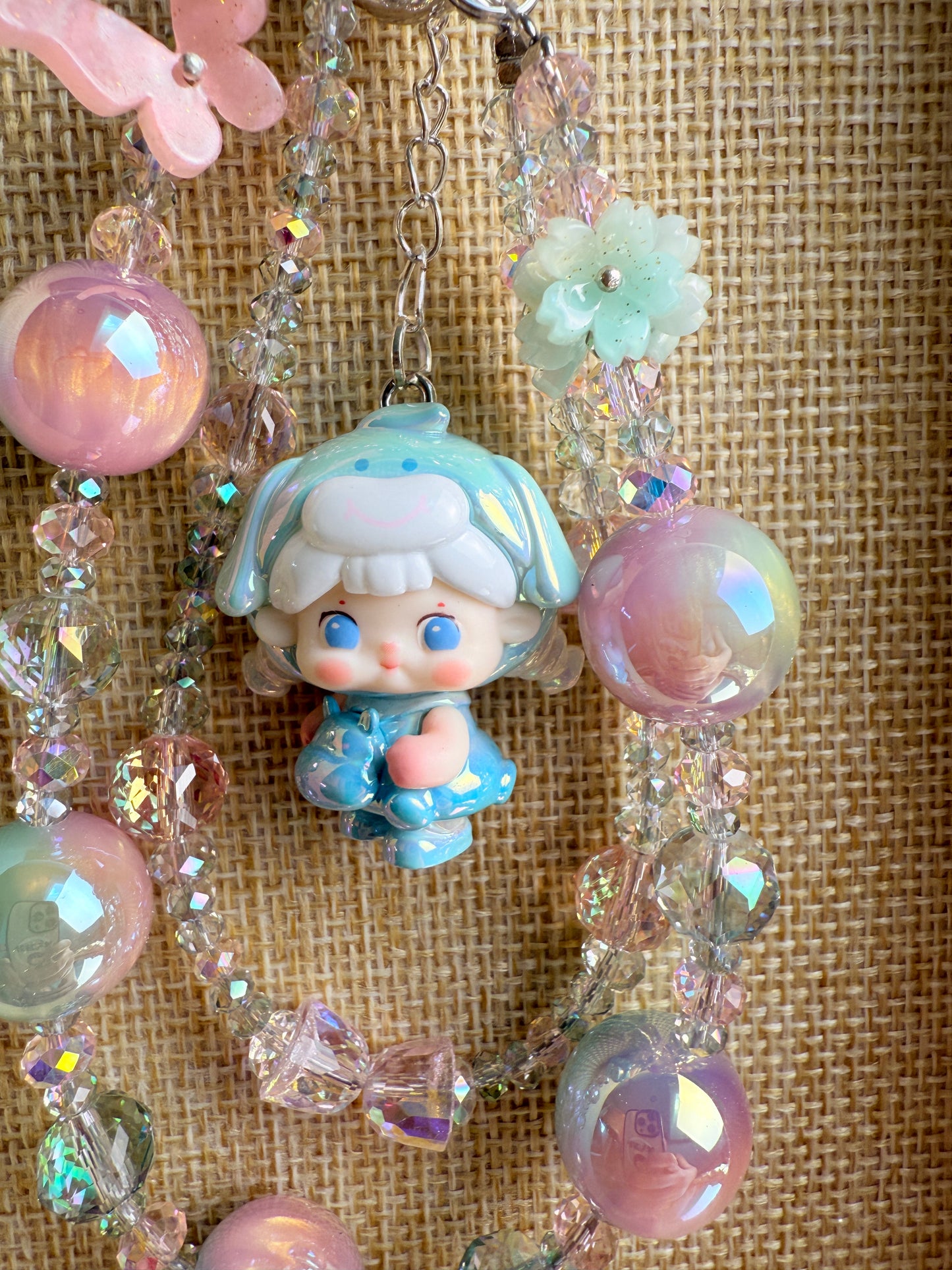 Tangtang Blue Hippo Phone Charm