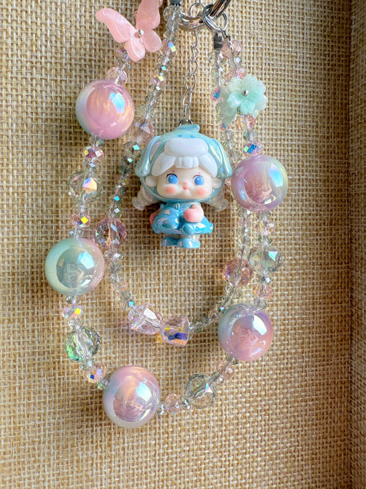 Tangtang Blue Hippo Phone Charm