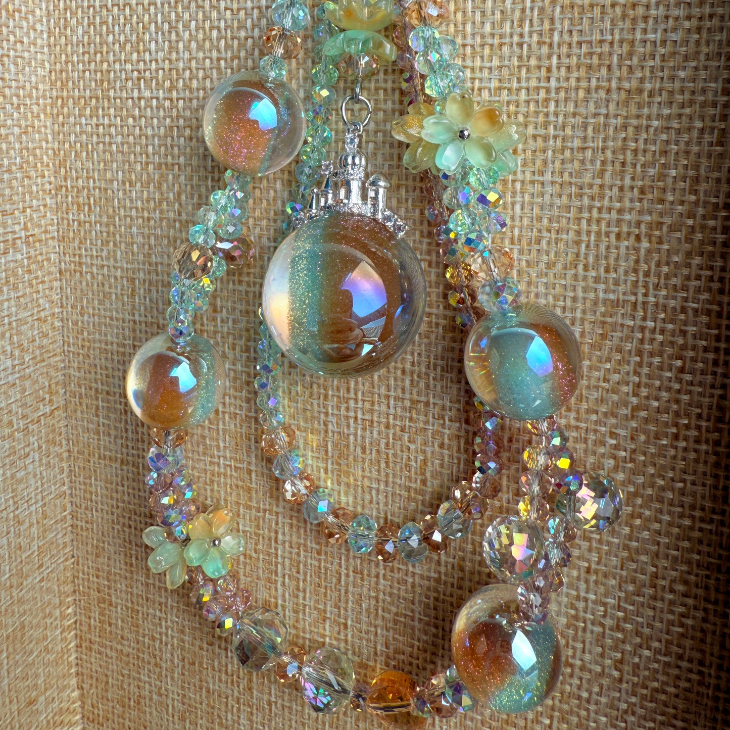 Glitter Bomb Phone Charm: Desert sky