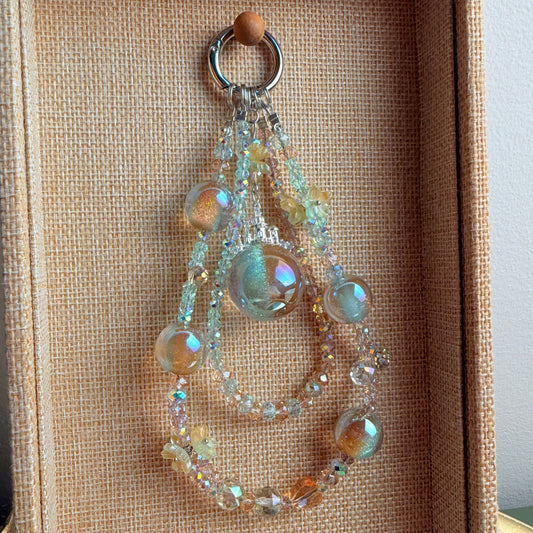 Glitter Bomb Phone Charm: Desert sky